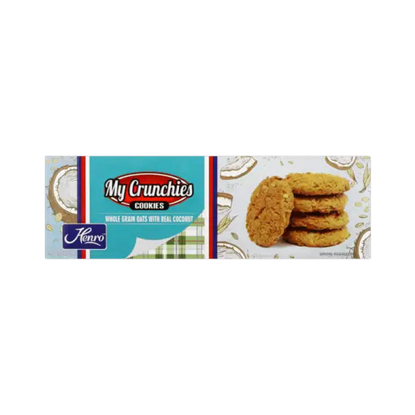 Henro My Crunchies Whole Grain Oats With Real Coconut Cookies 175g