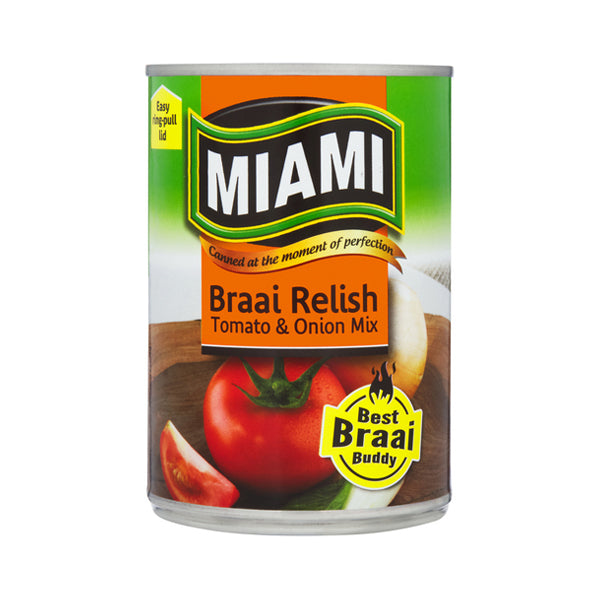 Miami Tomato & Onion Braai Relish 410g