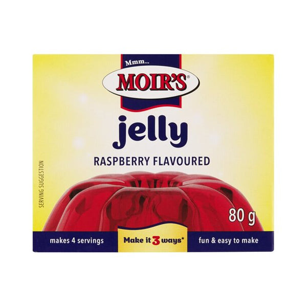 Moir's Raspberry Jelly Powder 80g