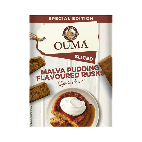 Ouma Sliced Malva Pudding Flavoured Rusks 450g (Special Edition)