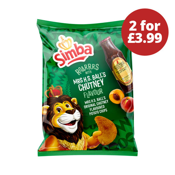 Simba Potato Chips Mrs Balls Chutney 120g Special
