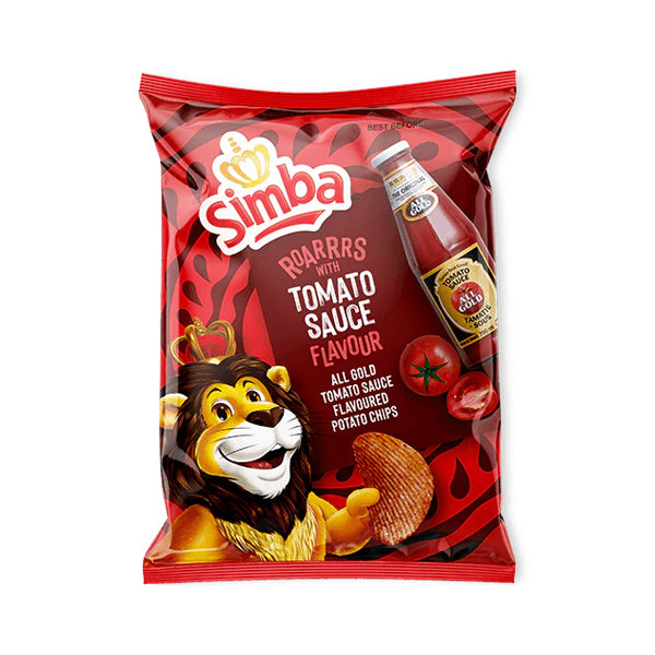 Simba Potato Chips Tomato Sauce 120g