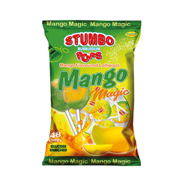 Stumbo Mango Magic Lollipops 48s